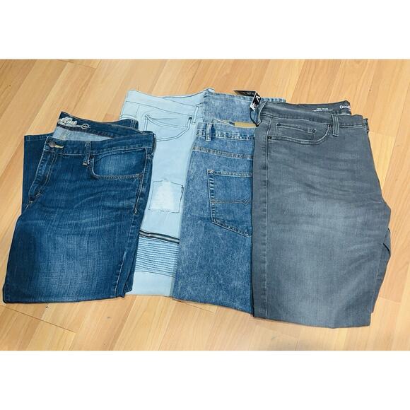 Lot of 4 Mixed Mens Jeans Size 40 Curated Brands Pre Owned & New - Picture 2 of 10